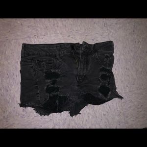 american eagle jean shorts